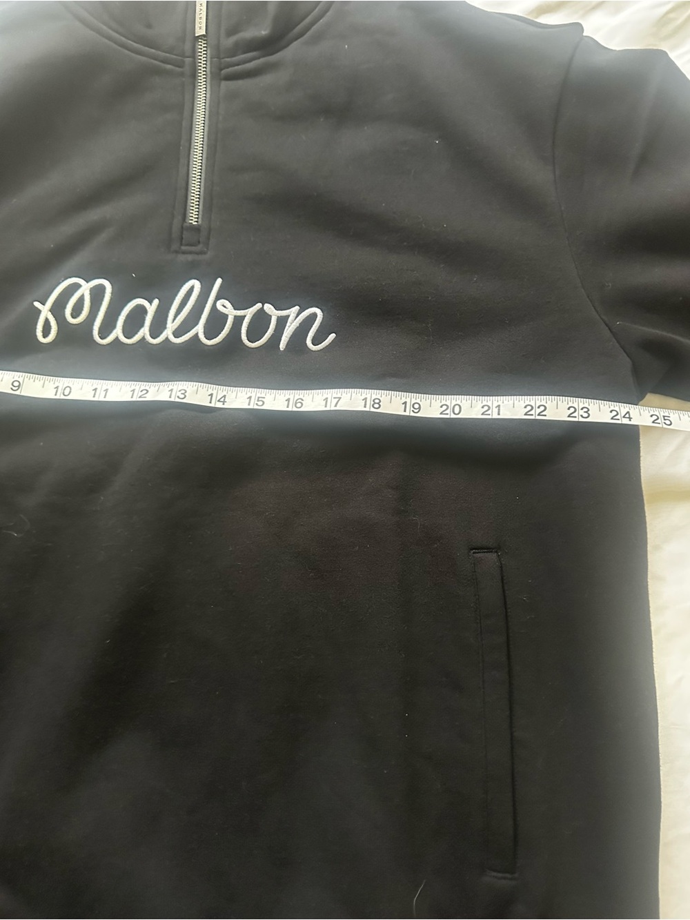 Men's Black Malbon Collegiate Sweater NWOT - Picture 5 of 6